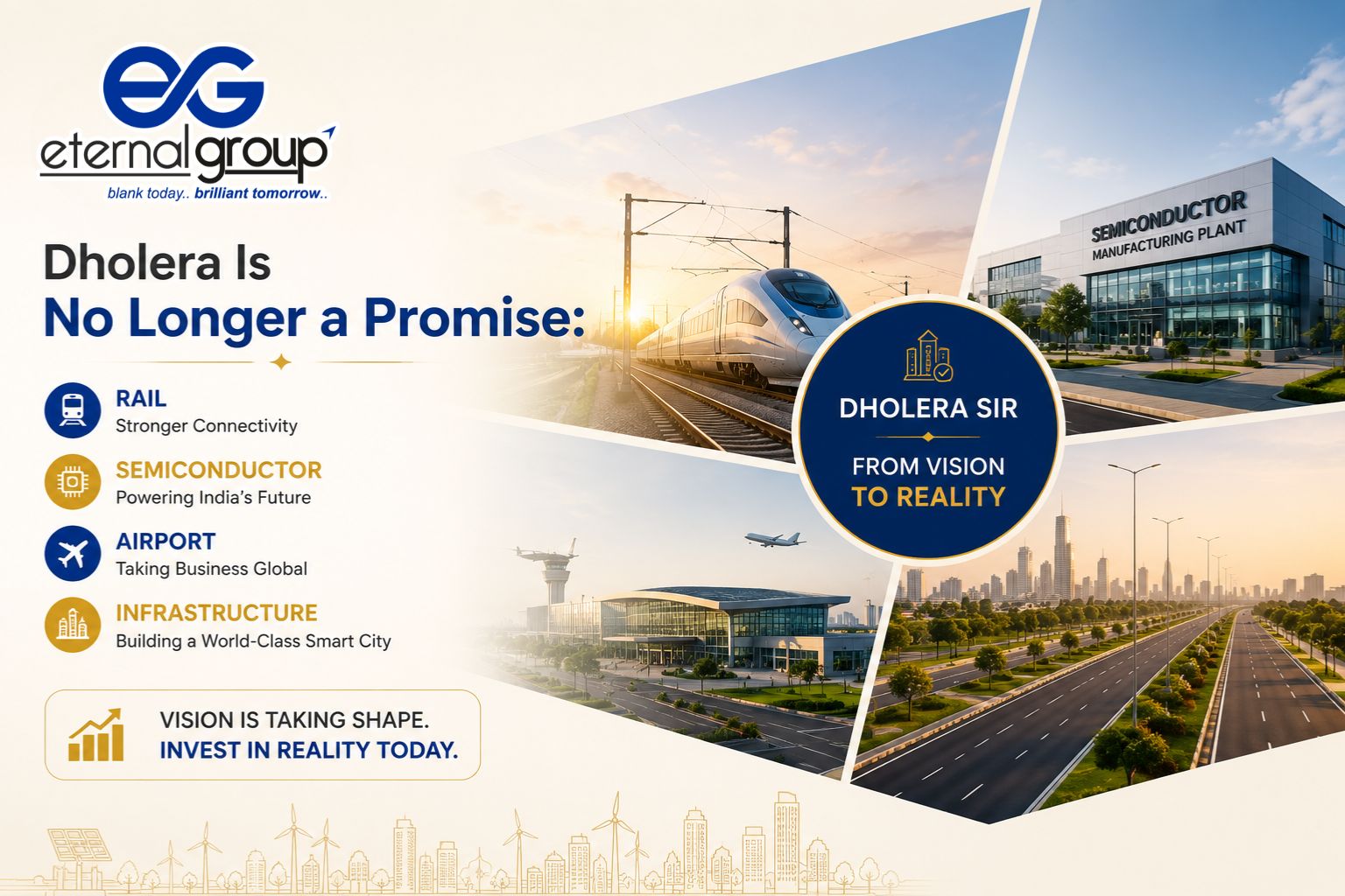 Dholera Is No Longer a Promise: Rail, Semiconductor, Airport & Infrastructure Are Turning Vision into Reality