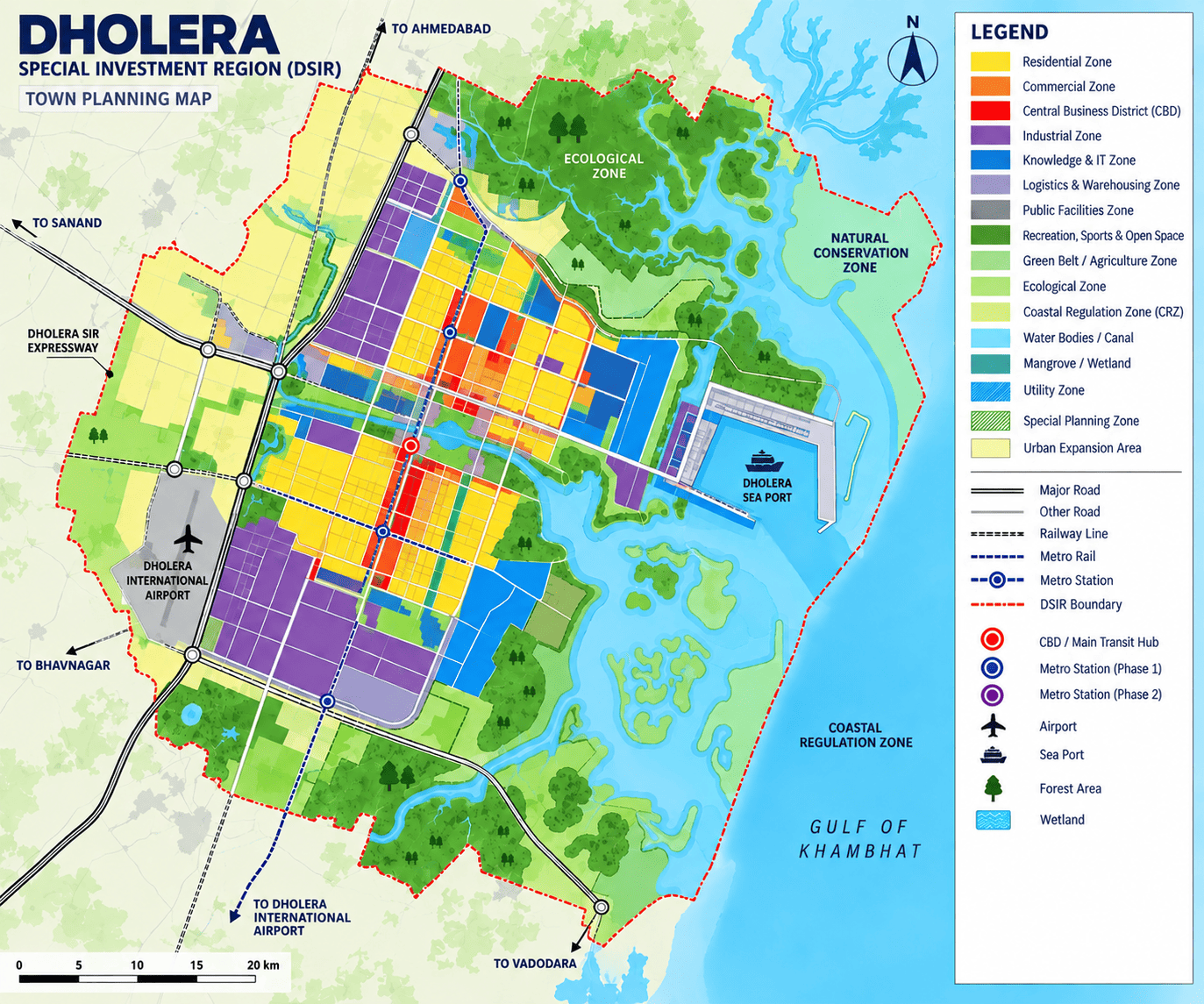 Understanding Town Planning Scheme in Dholera SIR : A Complete Guide