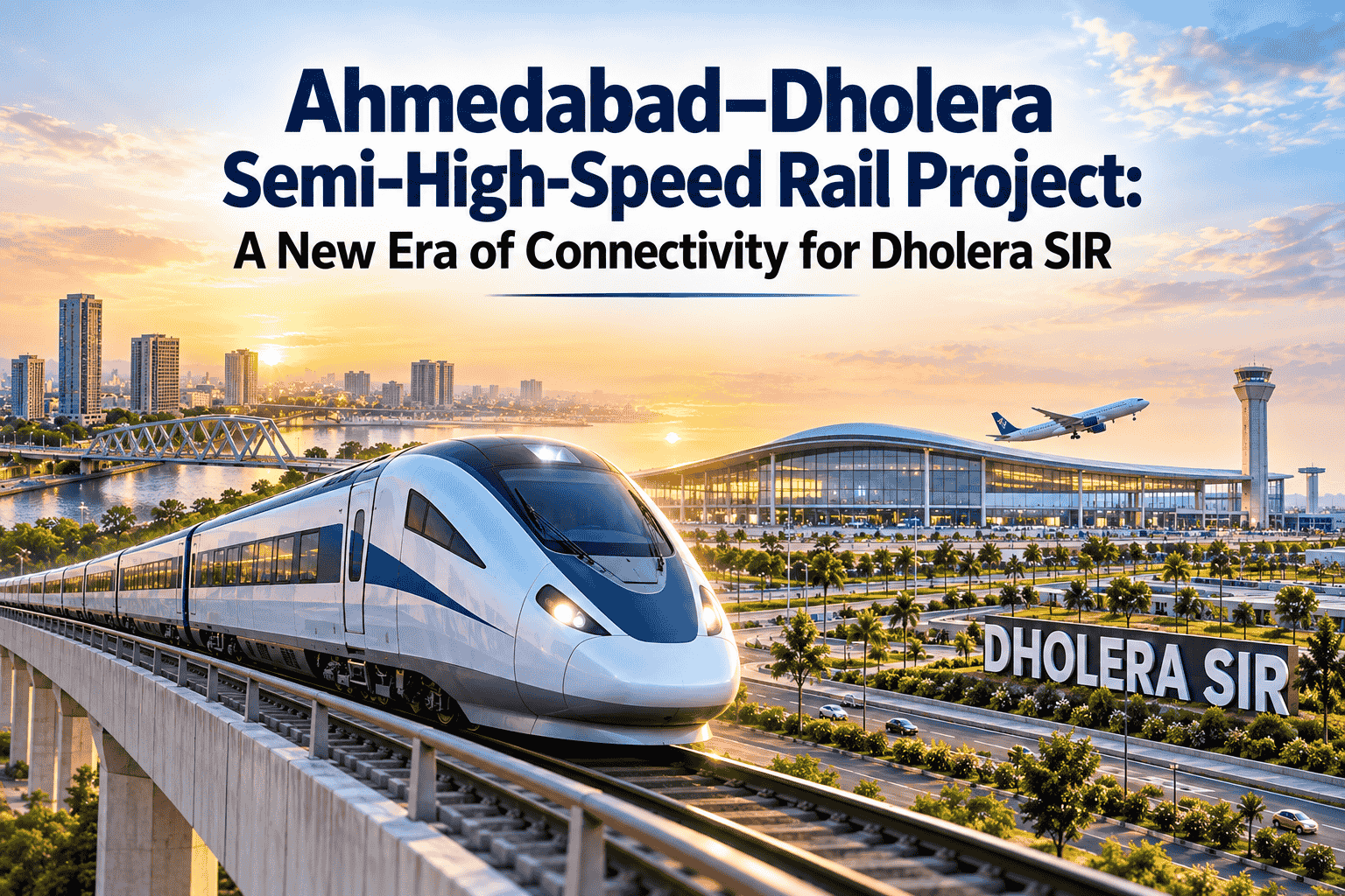Ahmedabad–Dholera Semi-High-Speed Rail Project: A New Era of Connectivity for Dholera SIR Ahmedabad–Dholera Rail Project: How Improved Connectivity Could Transform Dholera SIR