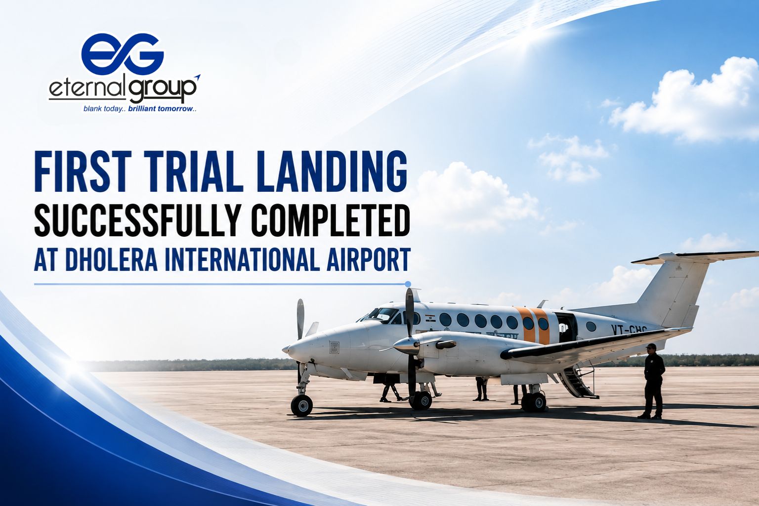 First Trial Landing Successfully Completed at Dholera International Airport: Major Milestone for India’s Largest Greenfield Smart City