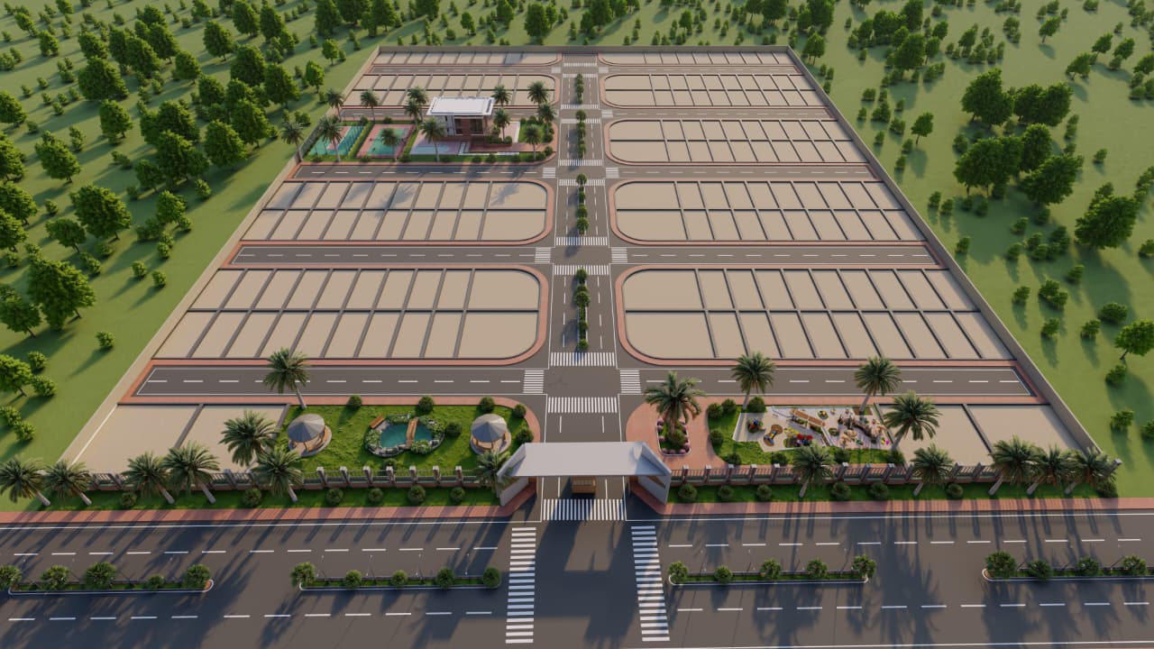 Eterno Royal Premium Residential Plot Entrance in Dholera