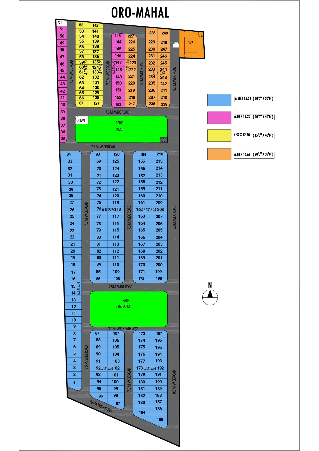 ORO MAHAL MAHU (600/700/1000 sq. ft. )