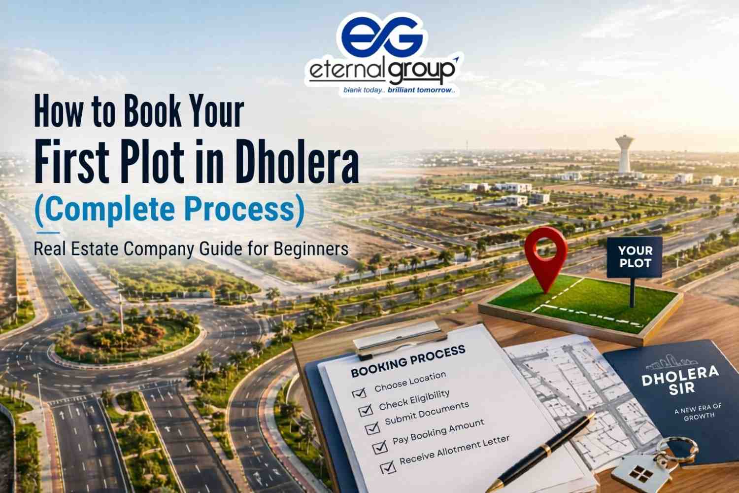 How to Book Your First Plot in Dholera (Complete Process) | Real Estate Company Guide for Beginners