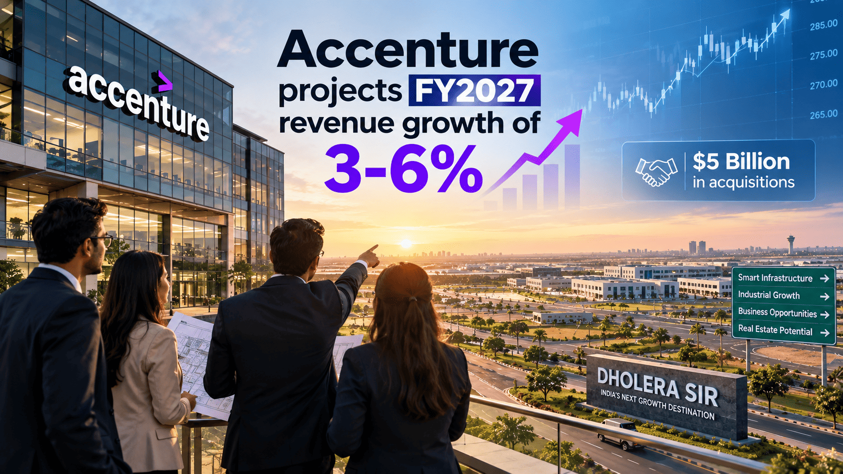Dholera Revenue Growth: Accenture FY2027 Outlook
